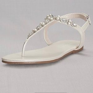 David’s Bridal strap sandal